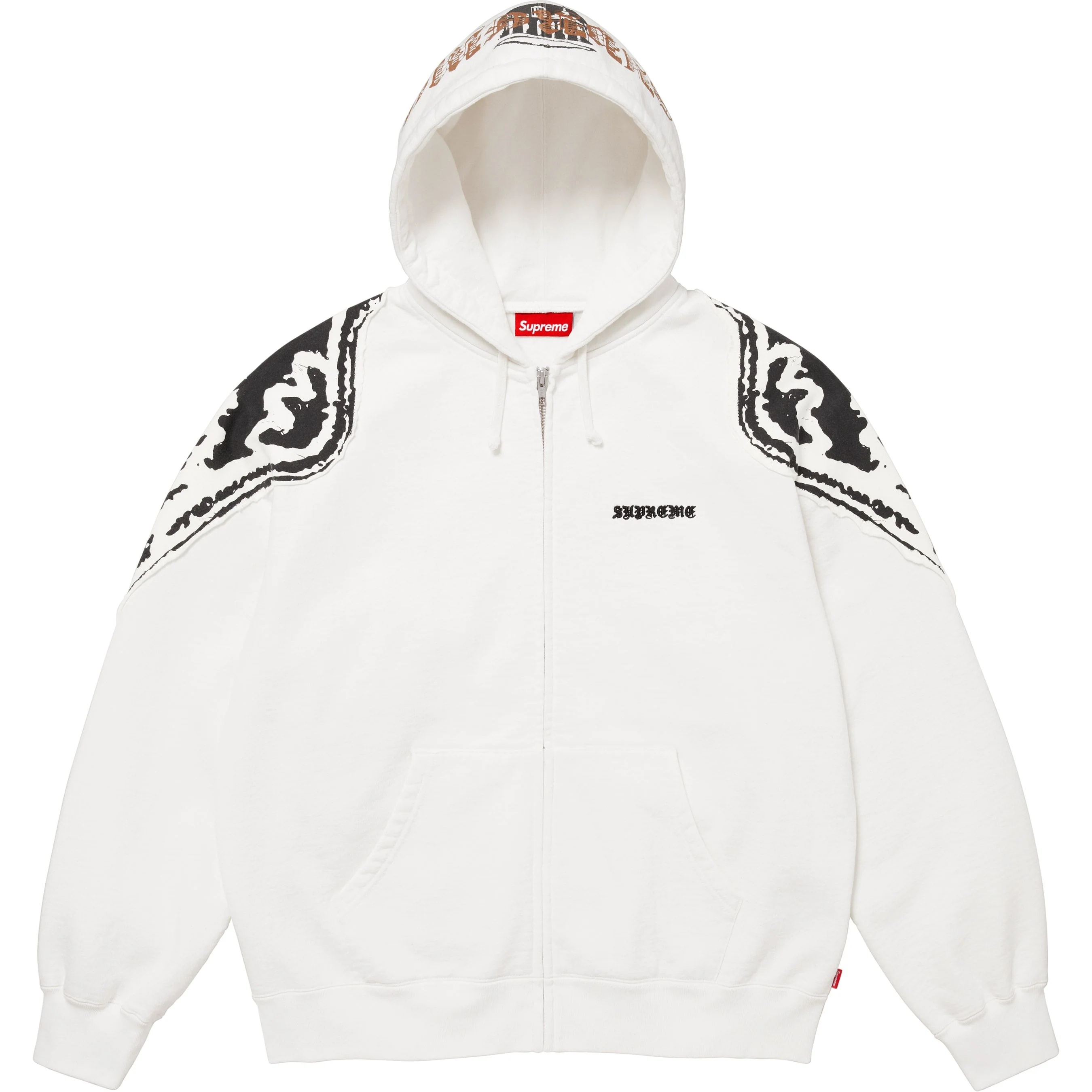 Wings Zip Up Hooded Sweatshirt view 15